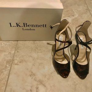 LK Bennett Tortoiseshelll Heels - Brand New Size 6